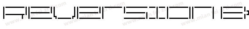 Reversion ExtraBold字体转换